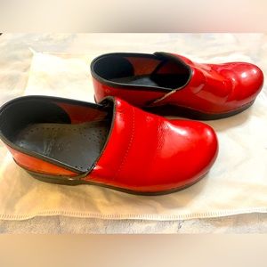 Size 38 Red Danskos
